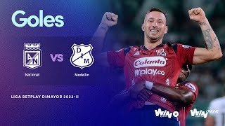 Nacional vs. Medellín (goles) | Liga BetPlay Dimayor 2023- 2 | Fecha 17