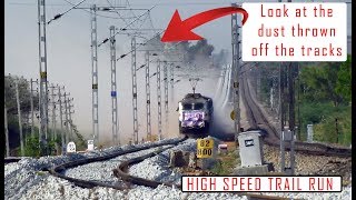 HIGH SPEED TRACK INSPECTION on Bangalore - Guntakal line | Indian Railways