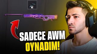 SADECE AWM İLE WIN ALMAK pt2? İMKANSIZ CHALLENGE 45.BÖLÜM / PUBG MOBILE