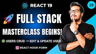 How to Update Data in React | Edit User Form with API (CRUD Tutorial - Ep 28)