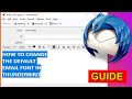 Thunderbird How to Change The  Default Email Font