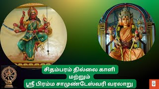 தில்லை காளி |ஸ்ரீ பிரம்ம சாமுண்டேஸ்வரி | தில்லை நடராஜர்  #kaali #thillaikaali #chidambaram #vedas