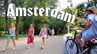 Amsterdam Vondelpark bicycle ride summer 2022