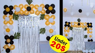 Menya Gukora Decoration Yoroshye kandi Itaguhenze😍Ibipurizo🎈| Easy Balloon Decoration for Birthday❤️