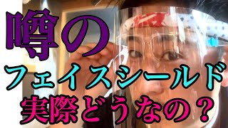 【フェイスシールド】実際に使ってみた！！あり？なし？【検証】