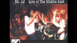 Mr. Lif Live at the Middle East club freestyle session