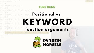 Positional vs keyword function arguments in Python