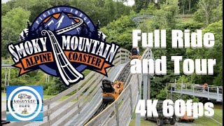 Smoky Mountain Alpine Coaster | Full Ride POV | Pigeon Forge, TN | 4K 60fps