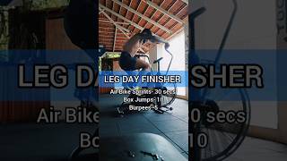 A killer Finisher | Air Bike Sprints | Burpees | Box Jumps #shorts #shortvideo #crossfit