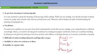 READING COMPREHENSION | THEORY | MODERATE LEVEL |  LEARN SMARTLY