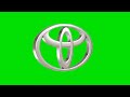 Toyota 3D Logo | Green Screen Background Video