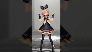 [MMD] 刀ピークリスマスのテーマソング2022 鏡音リン #shorts