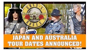 Guns N' Roses News: Japan and Australia 2017 Tour Dates Announced!