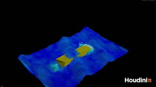 [houdini] fix missing vel & boundary on FLIP fill new volume. Still issue out of ocean spectrum grid