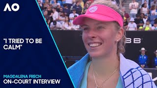 Magdalena Frech On-Court Interview | Australian Open 2024 Third Round