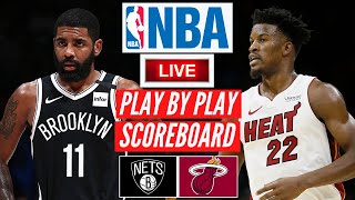 BROOKLYN NETS vs MIAMI HEAT( NBA Live Stream Scoreboard Play by Play TODAY 2021 )