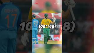 INDIA VS SOUTH AFRICA 3RD T20 | #cricket #indvssa #davidmiller #SHORTS