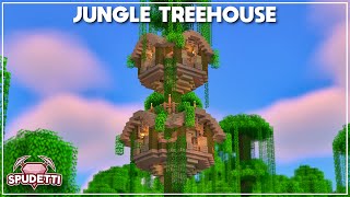 Minecraft: How to Build a Jungle Treehouse [Tutorial] 2021