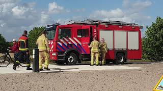 Brandweer Klazienaveen rukt uit voor stofwolken