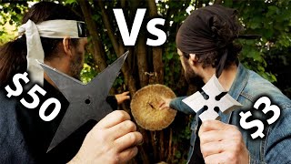 $3 Naruto Shuriken VS $50 Ninja Shuriken (What’s Better?) Lords of the Blades Ep.16