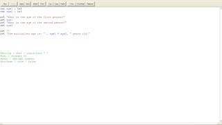 Turing Tutorial - Variables and User Input
