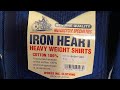 Iron Heart IHSH-302-IND - Ultra Heavy Flannel Buffalo Check Western - Indigo unboxing