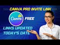 100% Working | How to Get Canva Pro Team Invite Link (2024) For Free ( July Month )