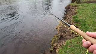 Fly Fishing the North Esk Pert Beat : Luther Pool (20-03-23) 4K