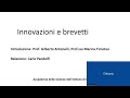 innovazioni e brevetti