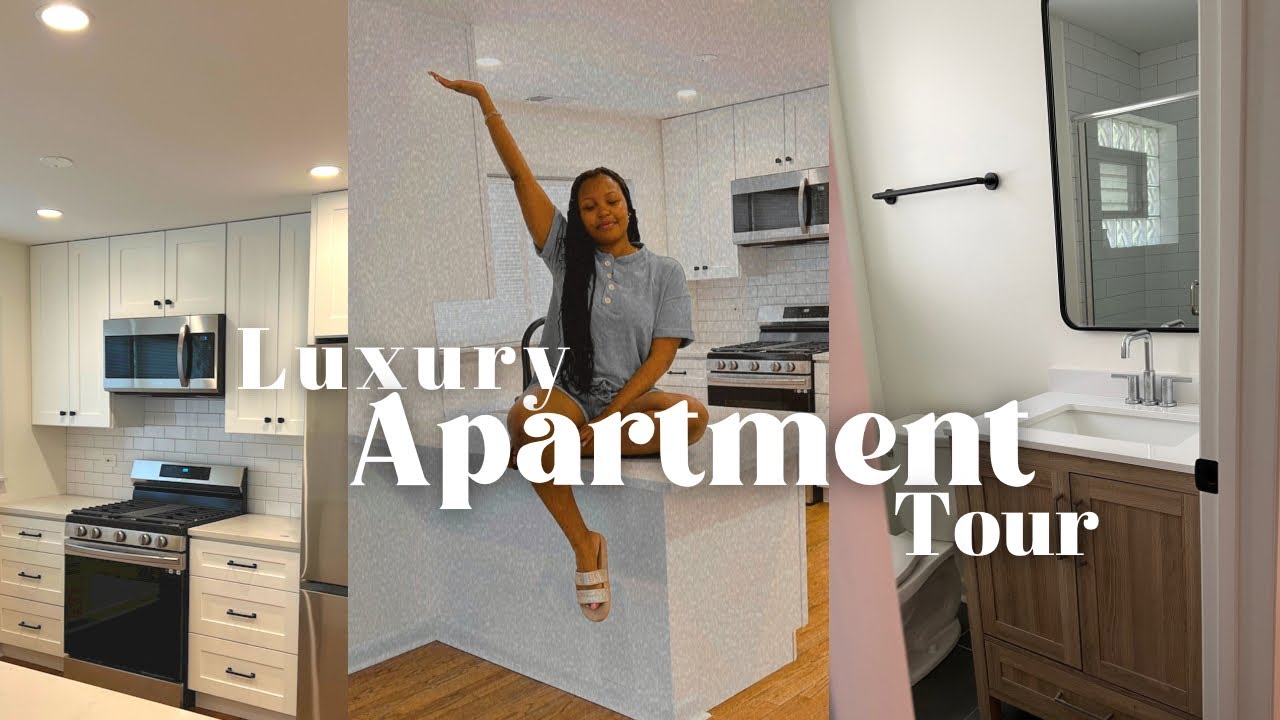 MOVING INTO MY FIRST APARTMENT | EMPTY LUXURY APARTMENT TOUR - YouTube