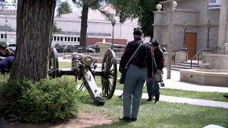 Model 1857 Napoleon Artillery Firing