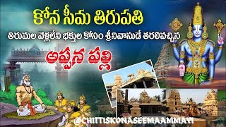 కోనసీమ తిరుపతి శ్రీ బాల బాలాజీ! SRI BALA BALAJI DEVASTHANAM, APPANAPALLI