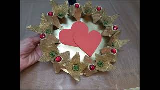 HOME DECORATION ! BEST OUT OF WASTE  DO NOT THROW AWAY EGG CARDBOARD( 2)