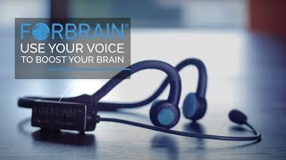 Use your voice to boost your brain using Forbrain!