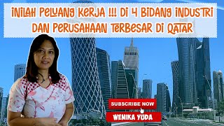 Inilah peluang kerja di 4 Industri terbesar di Qatar dan apa saja perusahaannya ya...