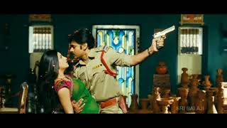 Gabbersing movie! Pawan Kalyan with sruthihasan ! Romantic scence