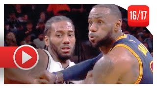 Kawhi Leonard vs LeBron James MVP Duel Highlights (2017.03.27) Spurs vs Cavaliers - SICK!