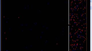 Effusion and ideal gas simulation (Python)