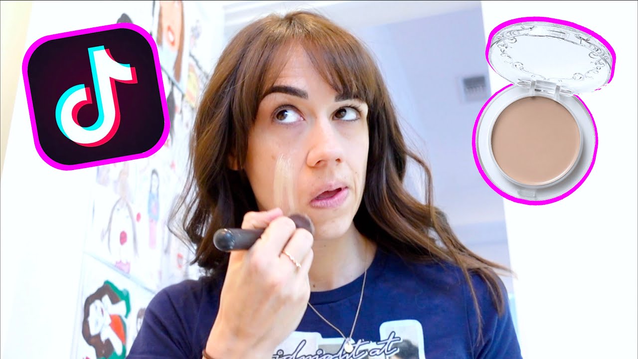 TRYING THAT VIRAL TIKTOK MAKEUP! - YouTube