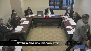 10/26/21 Metropolitan Nashville Audit Committee