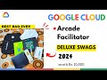 Deluxe Quality Google Cloud Swags || Google Cloud Arcade Facilitator Swags in 2024