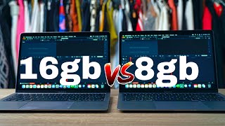 Do YOU need more RAM? - M1 Macbook Air 16gb vs 8gb