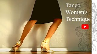 Argentine Tango Women's Technique 5 Minutes a Day Exercices: Improve your Pivot #1-Carola Rodriguez