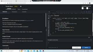 Puzzle Hunt | Codechef Starters 99 | Solution Code.