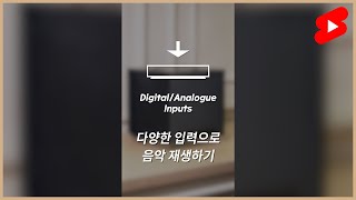 오늘의 뮤조 - 디지털/아날로그 인풋으로 뮤조 재생하기 (feat. 뮤조 muso Qb2 ) #Shorts