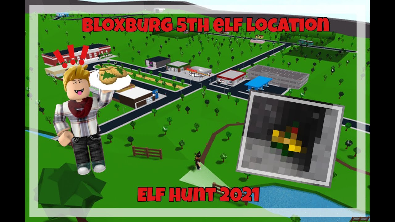 How To Find The 5th Secret Elf | Bloxburg | 2021 Elf Hunt - YouTube