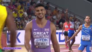 Mens 4 x 100m Final - World Athletics Championships Budapest 2023