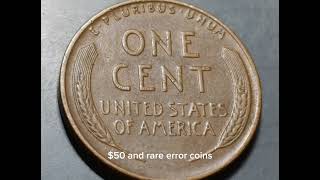 🇺🇸 1938 Wheat Penny Errors Worth Big Money💰!#1938WheatPenny #RareCoins #CoinCollecting #Coin