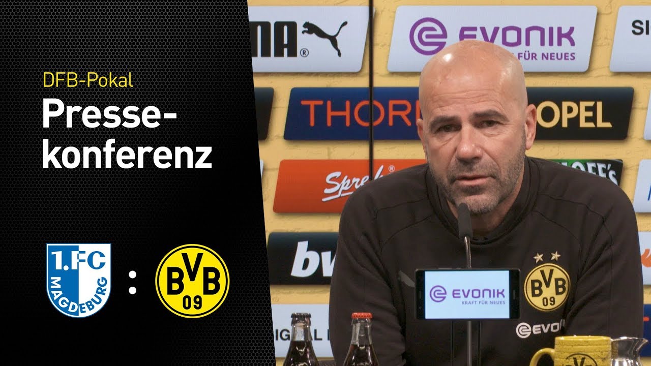 Pressekonferenz Vor Der 2. DFB-Pokalrunde | 1. FC Magdeburg - BVB - YouTube