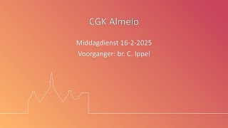 CGK Almelo 16-2-2025 middagdienst